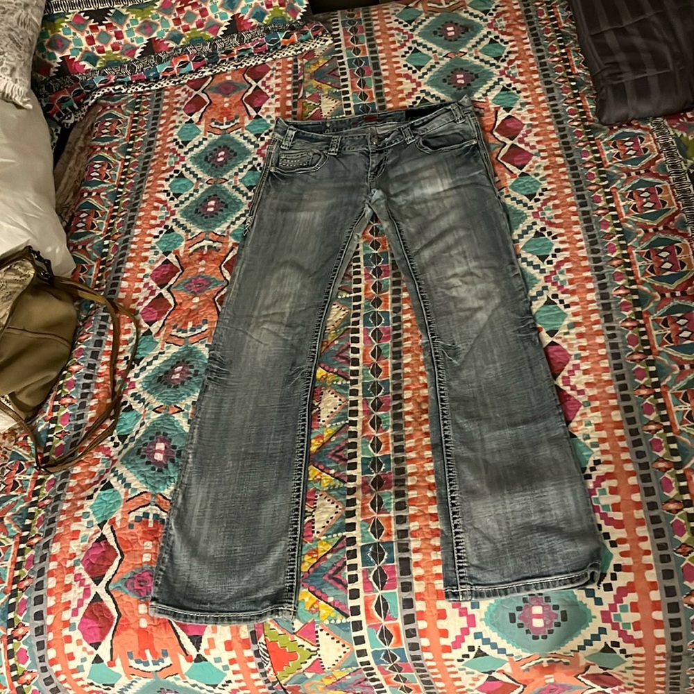 Rock & Roll cowgirl, the riding, jean boot cut jeans size 29